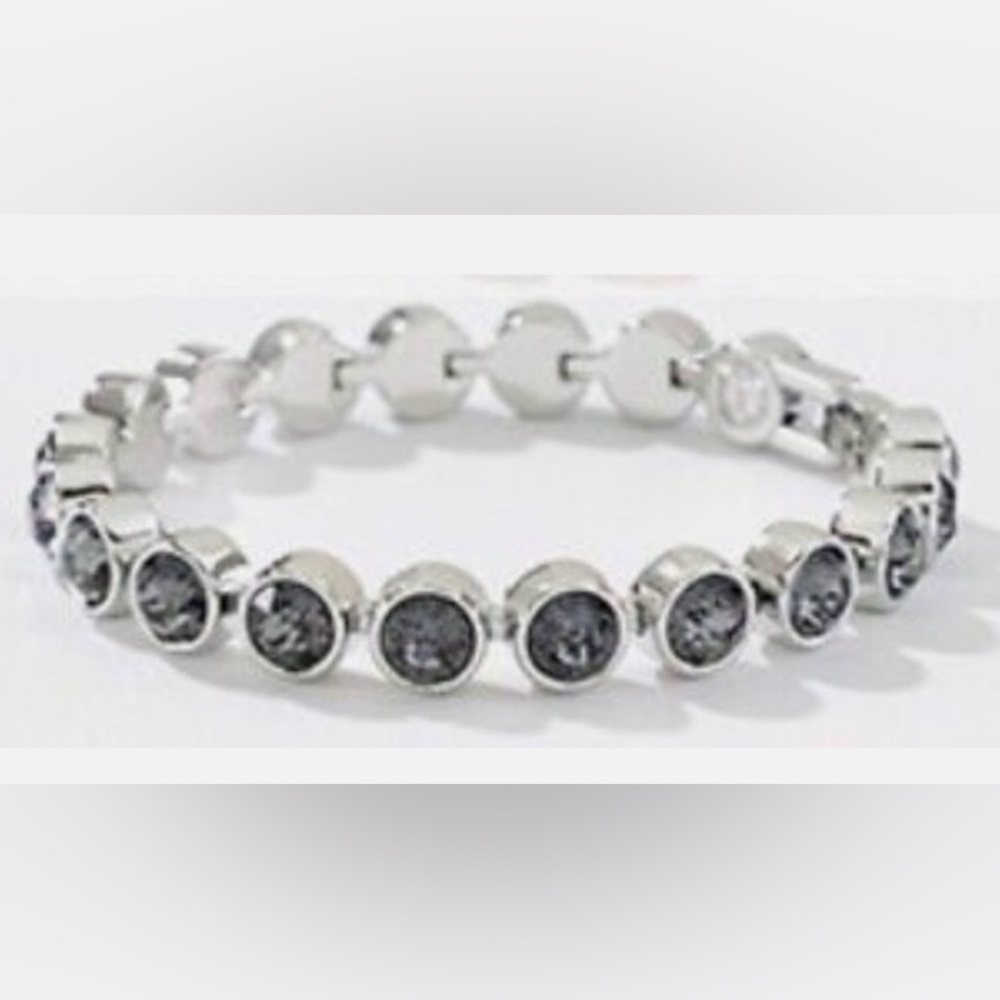Touchstone Crystal by Swarovski ice bracelet SILVER NIGHT new
